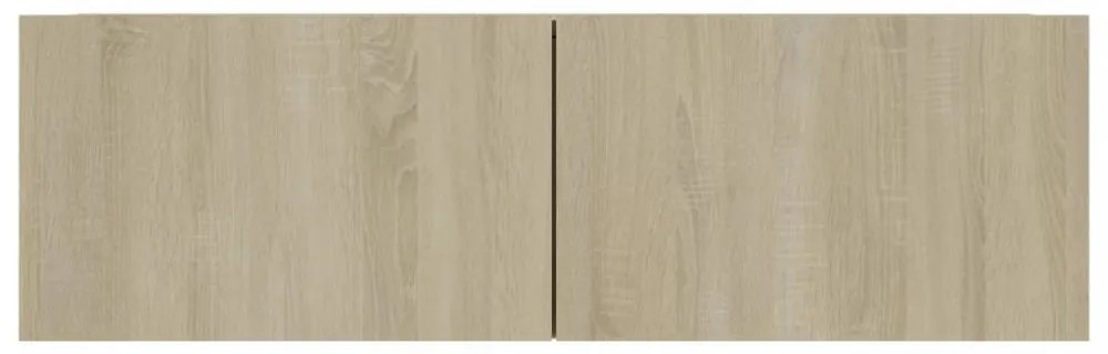 sonoma tölgy szerelt fa TV-szekrény 100 x 30 x 30 cm