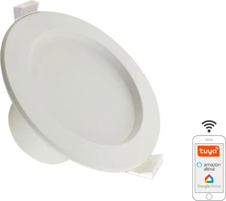 LED fény WIFI 10W / IP44 / 3000K - 6500K / WH - LDL164W