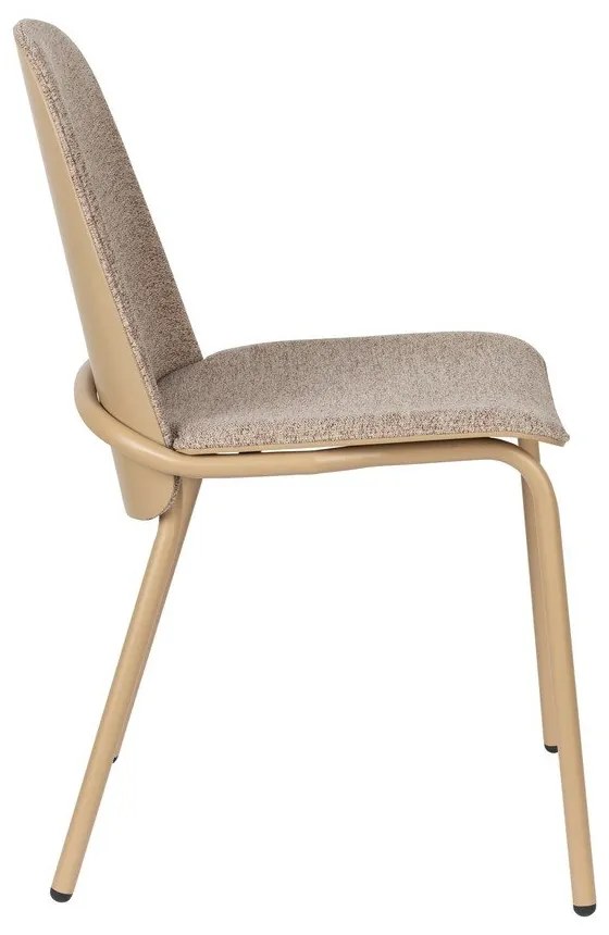 Bézs étkezőszék szett 2 db-os Clip – Zuiver