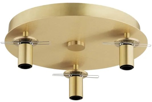 Argon 6308 - Mennyezeti lámpa PALOMA 3xE14/7W/230V arany/fekete