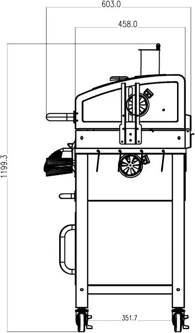 Avenberg FENIX Kerti grill füstölővel