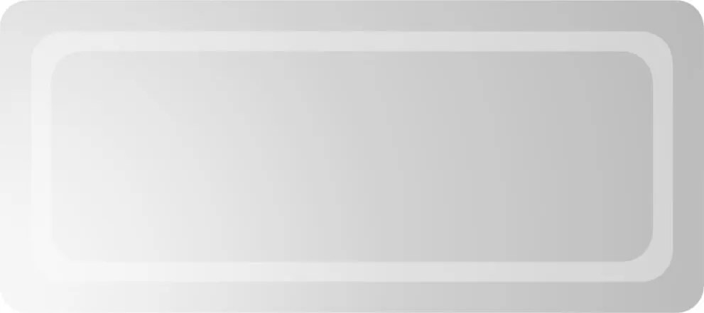 vidaXL LED-es fürdőszobatükör 40x90 cm