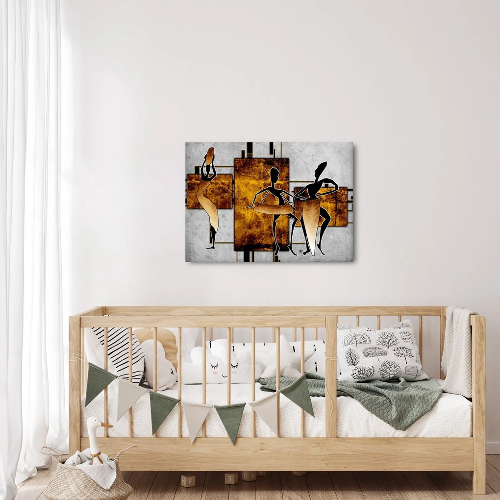 Kép - Az afrikai kultúra motívumai (70x50 cm)