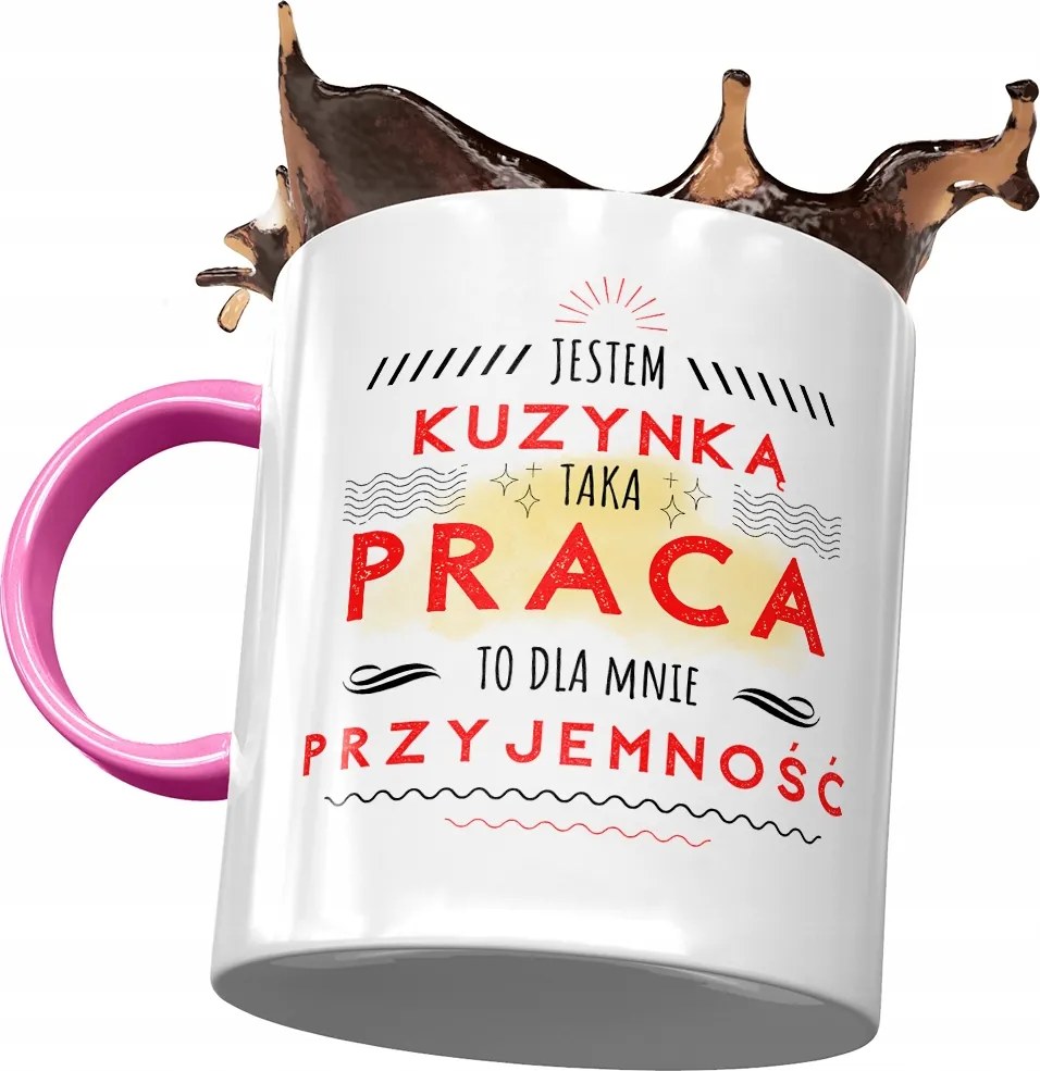 Rózsaszín Bögre Unokatestvérnek Születésnapra Ajándék Nyomtatott Fotóval