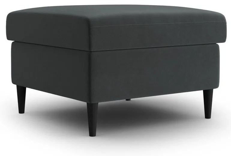 Sötétszürke bársony lábtartó Kyoto – Cosmopolitan Design