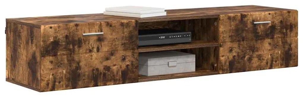 TV szekrény fiókkal Füstölt tölgy 150 x 39 x 30 cm Faanyag