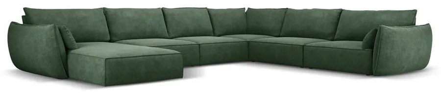 Sötétzöld sarokkanapé (jobb oldali) Vanda – Mazzini Sofas