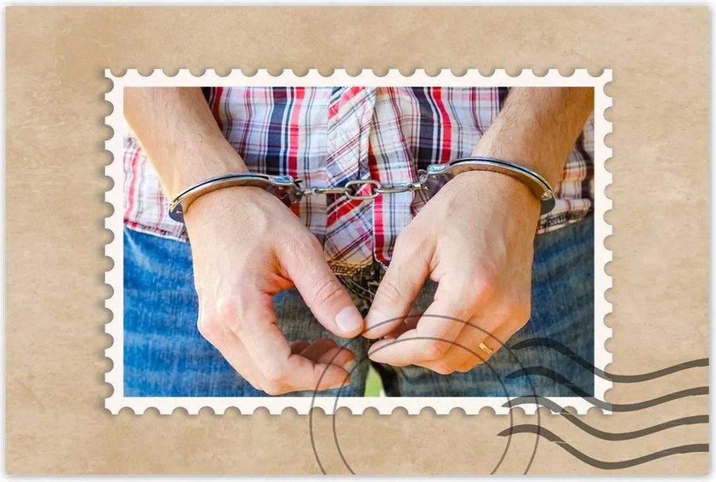 Poszterek 90x60 Ember Bilincs Rendőrség