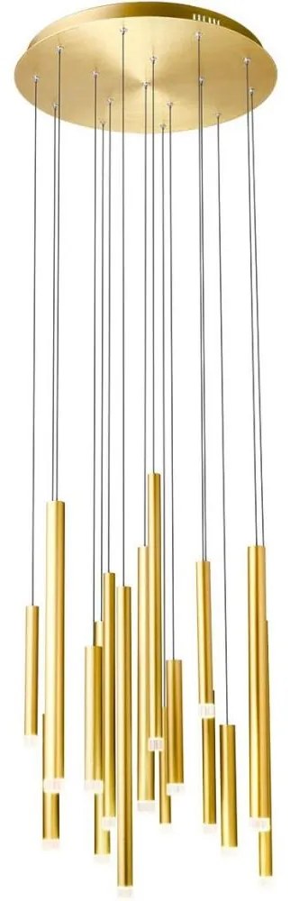 Redo 01-2058 - LED Csillár zsinóron MADISON 16xLED/4W/230V arany