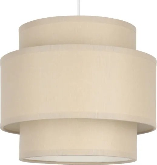 BRILAGI - Kábeles függőlámpa RESNA 2xE27/60W/230V, átm. 30 cm, bézs