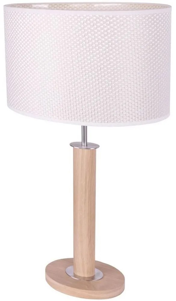 Spot-Light 7017400211524 - MERCEDES asztali lámpa 1xE27/40W/230V, tölgy