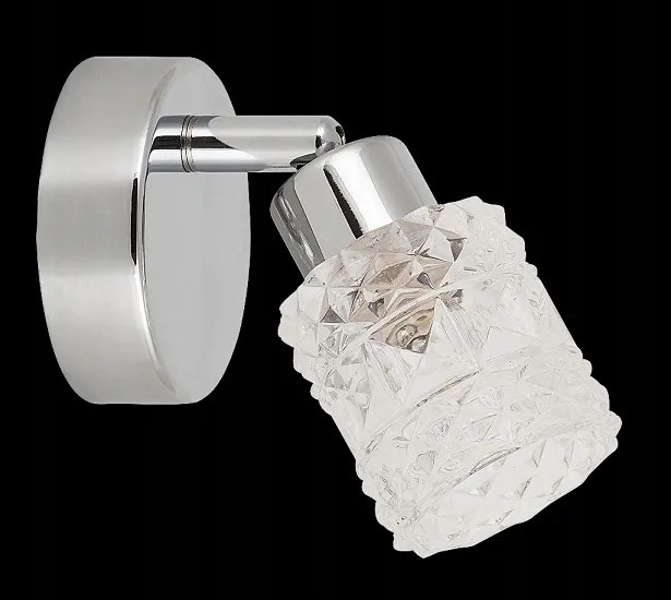 Reflektor fali lámpa Brenda Rabalux G9 40W króm üveg6115 spot fali lámpa