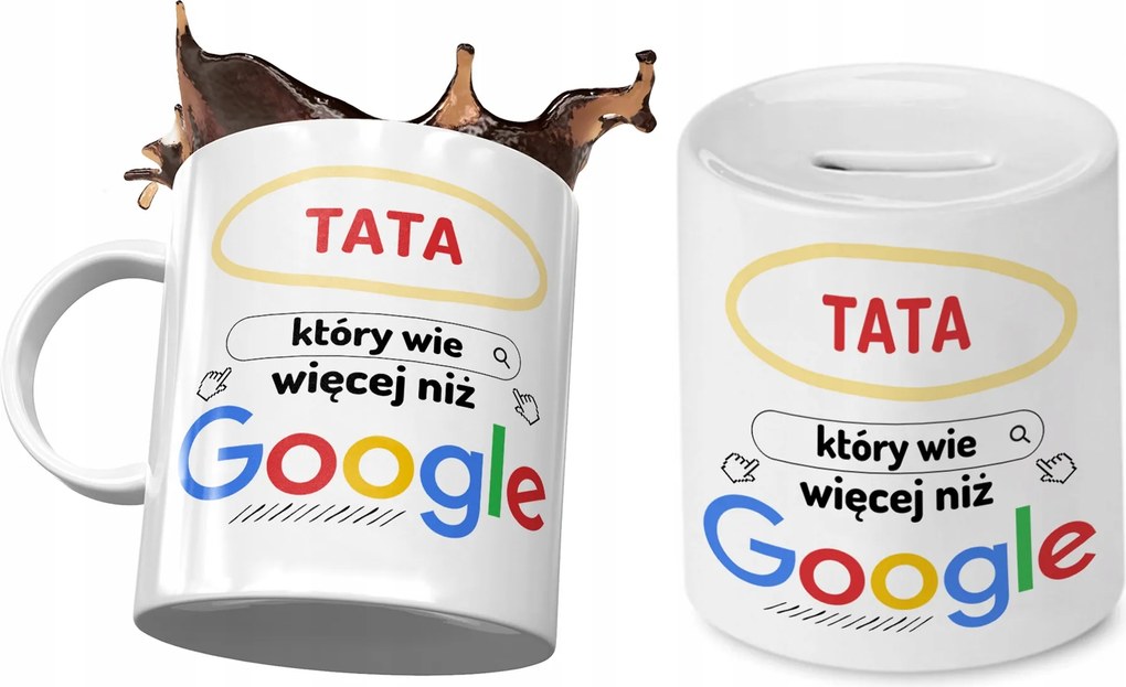 Apának Bögre Ajándék persely szett fényképes nyomtatással