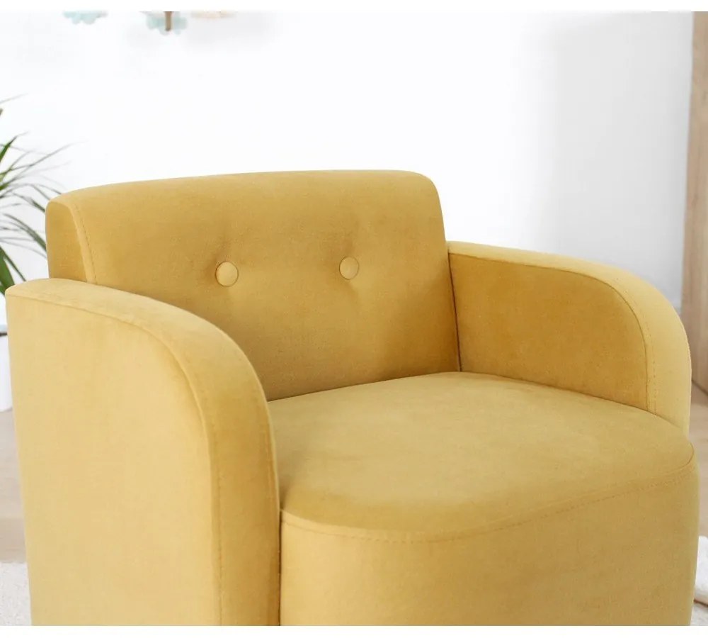 Sárga gyerek fotel Volie – Artie
