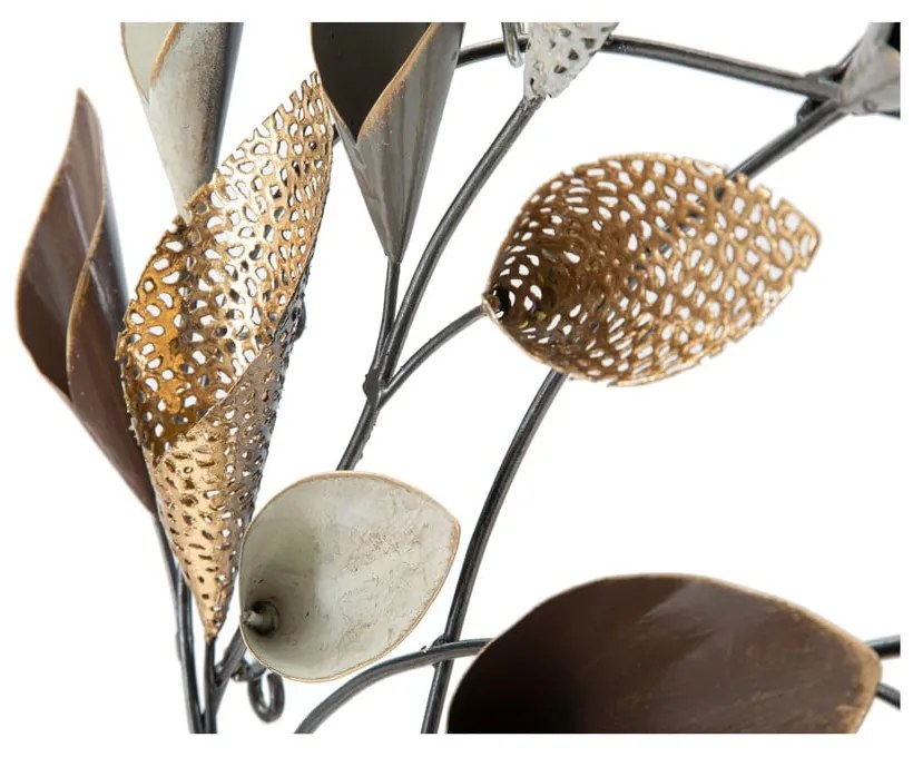 Ramo fehér-barna fali dekoráció, szélesség 46 cm - Mauro Ferretti