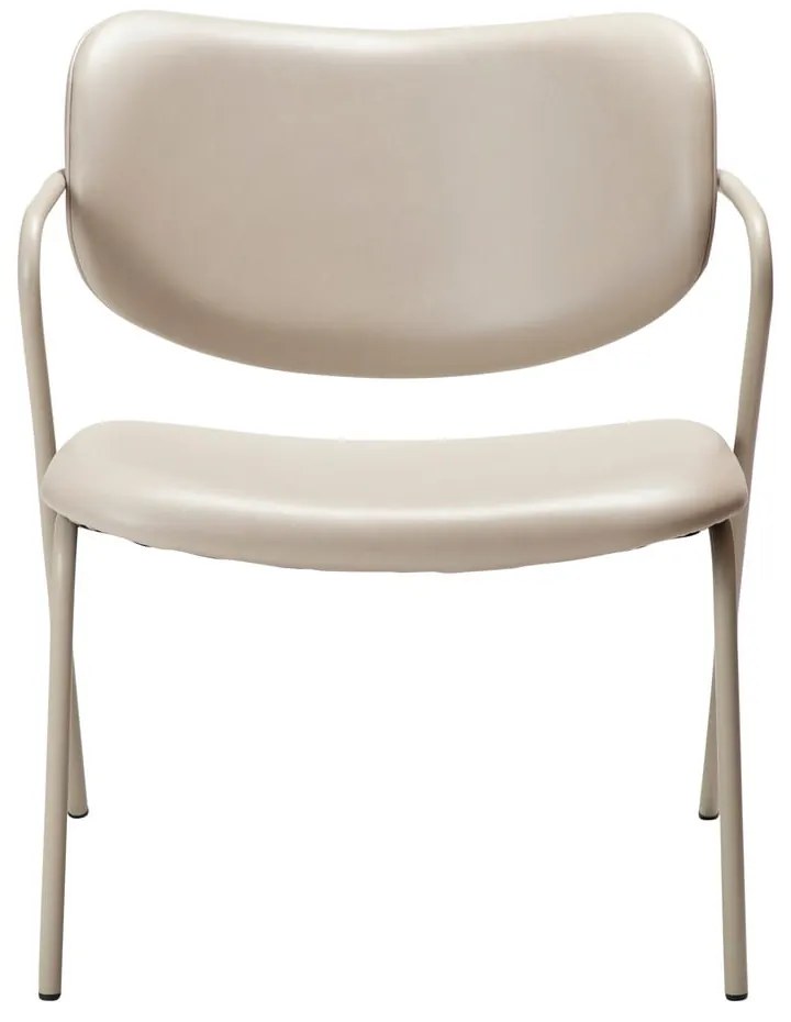 Bézs bőrutánzat fotel Zed – DAN-FORM Denmark