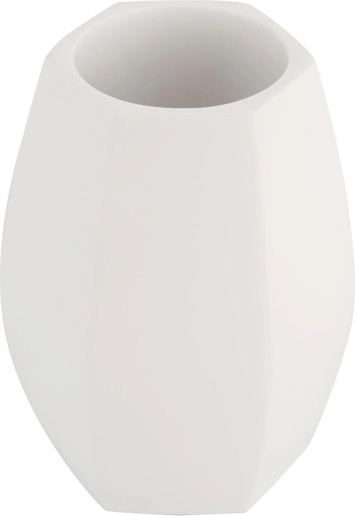 Fürdőszobai Fogkefetartó Bögre Fehér Geometrikus Minta Modern Stílusos