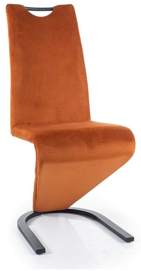 Ramona Velvet étkező szék, narancs