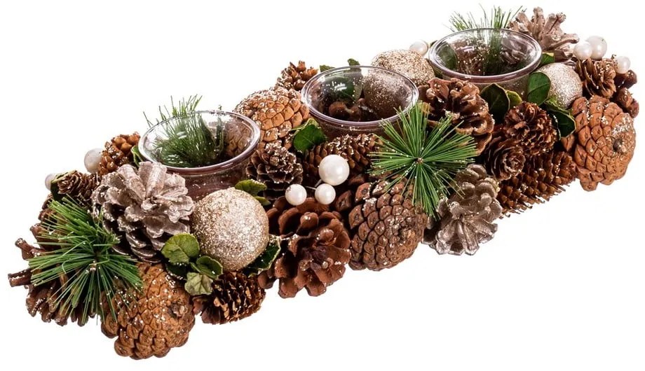 Műanyag-üveg gyertyatartó – Casa Selección