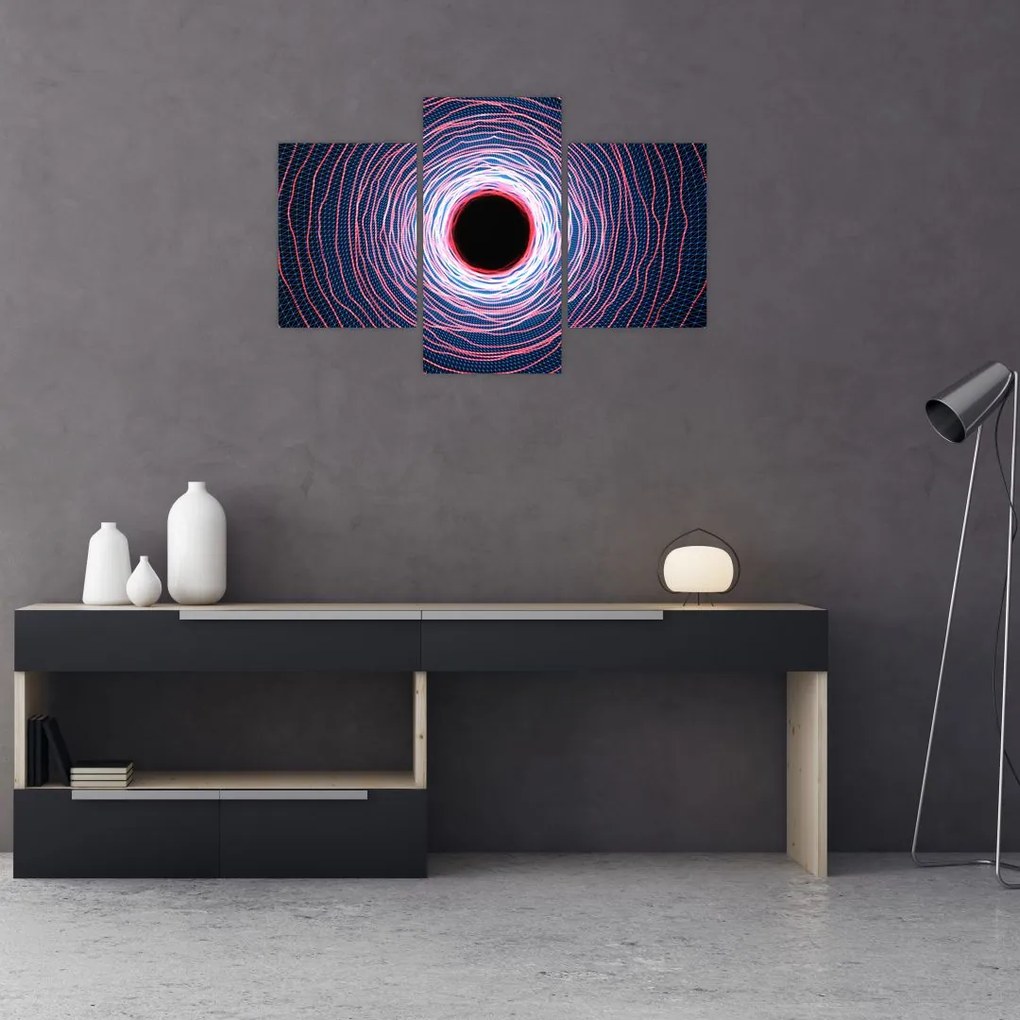 A kör absztrakció képe (90x60 cm)