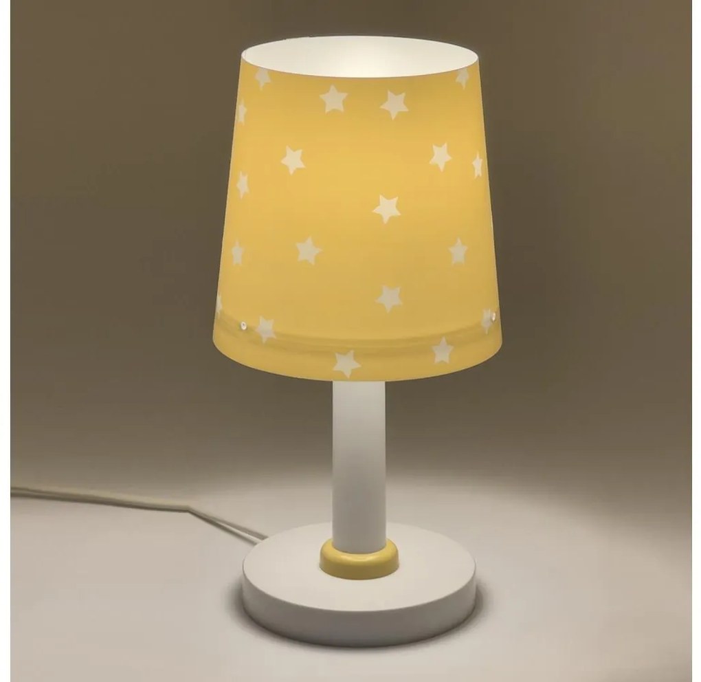 Dalber Dalber 82211A - Gyermeklámpa STAR LIGHT 1xE14/40W/230V sárga PI476