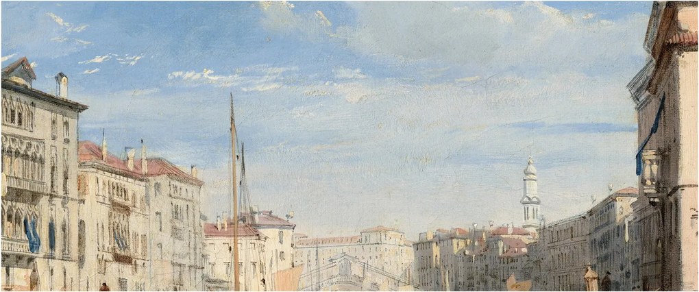 Kép - Richard Parkes Bonington, The Grand Canal, reprodukciók (120x50 cm)