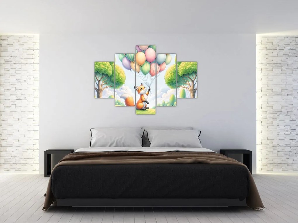 Kép – Boldog róka (150x105 cm)