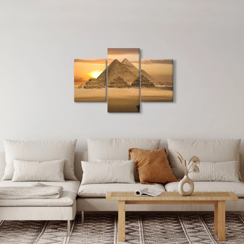 Kép - Piramisok (90x60 cm)