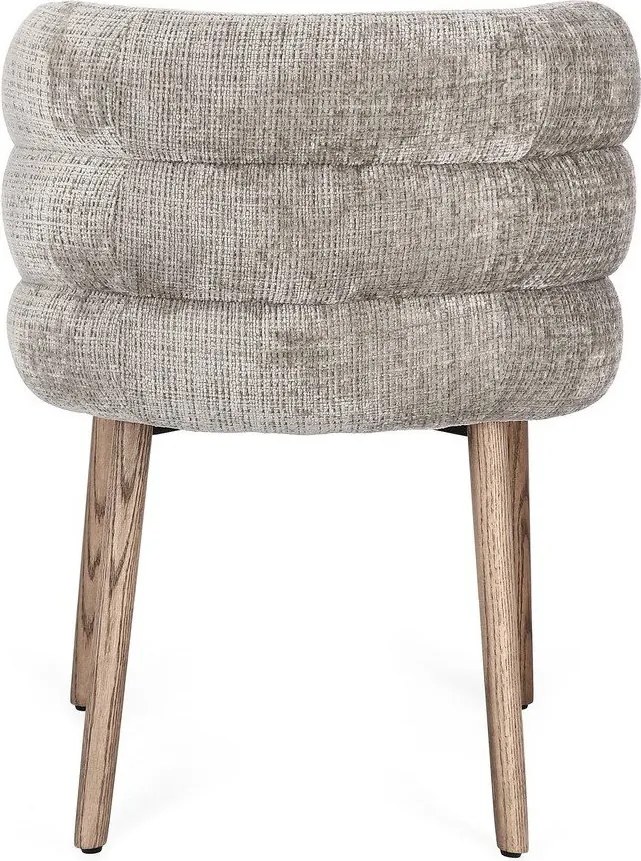 Szürke kárpitozott étkezőszék Ilma – Bizzotto