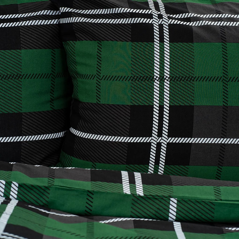 4Home Green Classic pamut ágyneműhuzat, 140 x 200 cm, 70 x 90 cm, 140 x 200 cm, 70 x 90 cm
