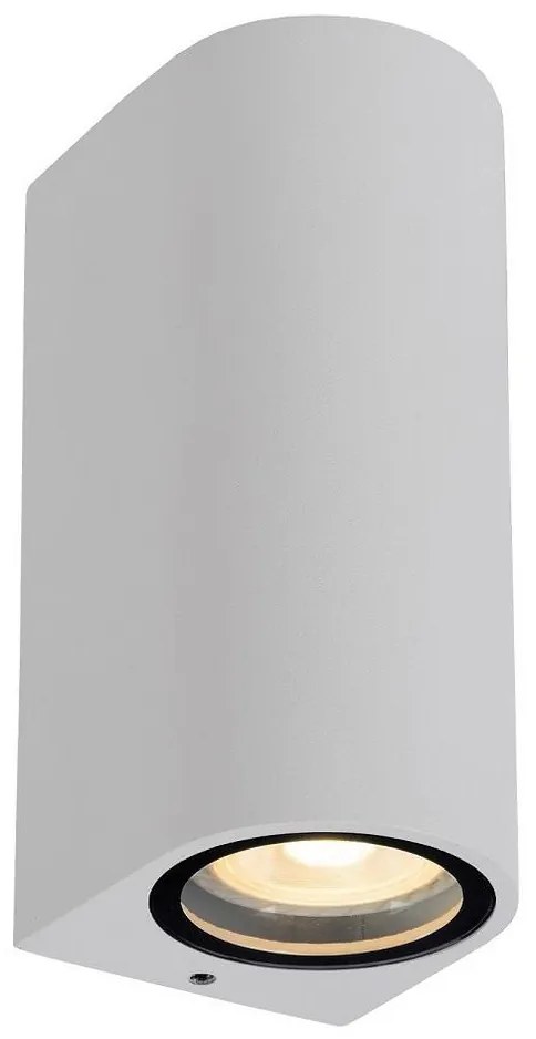 Lucide 69801/02/31 - Kültéri fali lámpa ZARO 2xGU10/35W/230V IP44 fehér