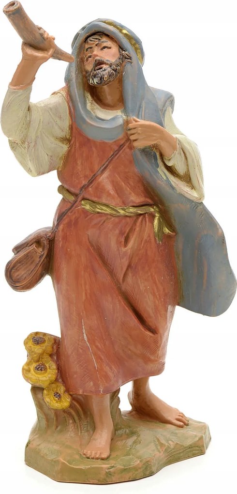 Pásztor Betlehem Figura szarvval- 12cm magas figurákhoz Fontanini