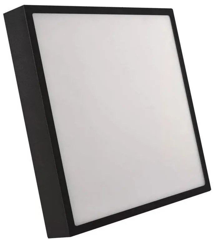 LED Mennyezeti lámpa LED/28,5W/230V 3000/3500/4000K 30x30 cm fekete