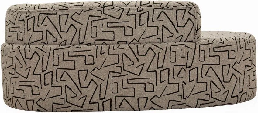 Bézs buklé kanapé 176 cm Nairobi – Mauro Ferretti