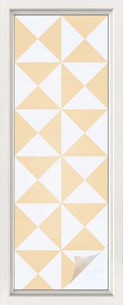 Szélvédőfólia Adatvédelem Geometrikus háromszögek 50x146 cm