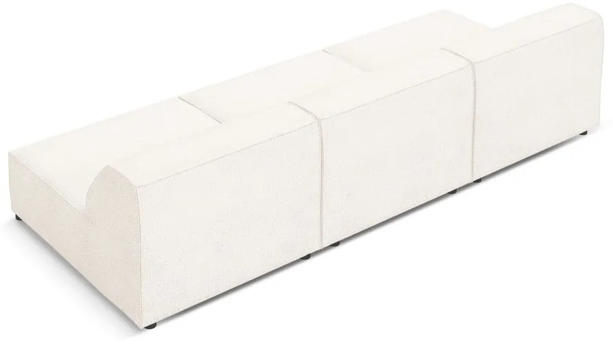 Krémszínű buklé kanapé 240 cm Jodie – Micadoni Home