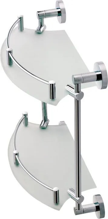 Stella Classic polc félkör alakú dupla matt üveg 07.811