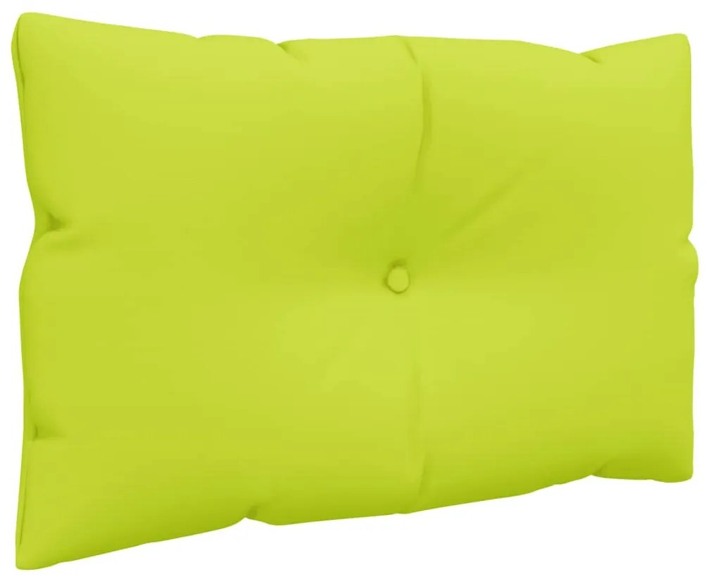 3 db élénkzöld szövet raklappárna