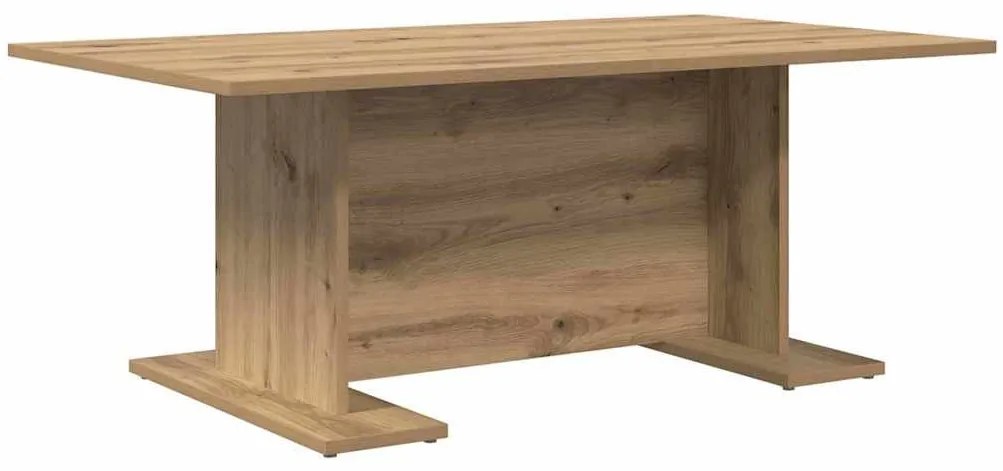 Dohányzóasztal kézműves tölgy 103.5 x 60 x 40 cm Faanyag