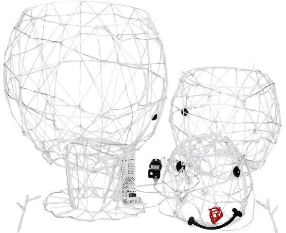 Aigostar - LED kültéri karácsonyi dekoráció 3,6W/31/230V 6500K 120cm IP44 hóember