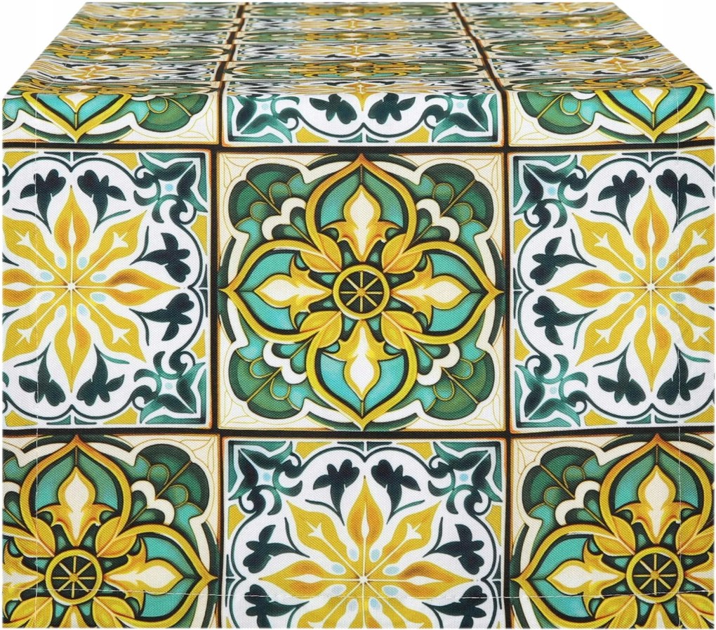 Asztali Futó 40x160 Díszítő Asztali Futó Étkezőbe Konyhába Portugál 10533