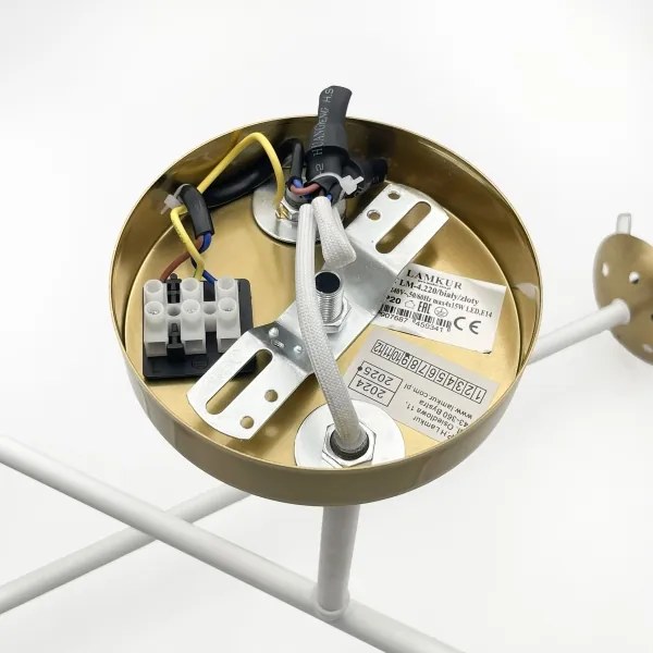 Brilagi - Felületre szerelhető csillár MALIVA 4xE14/15W/230V arany/fehér