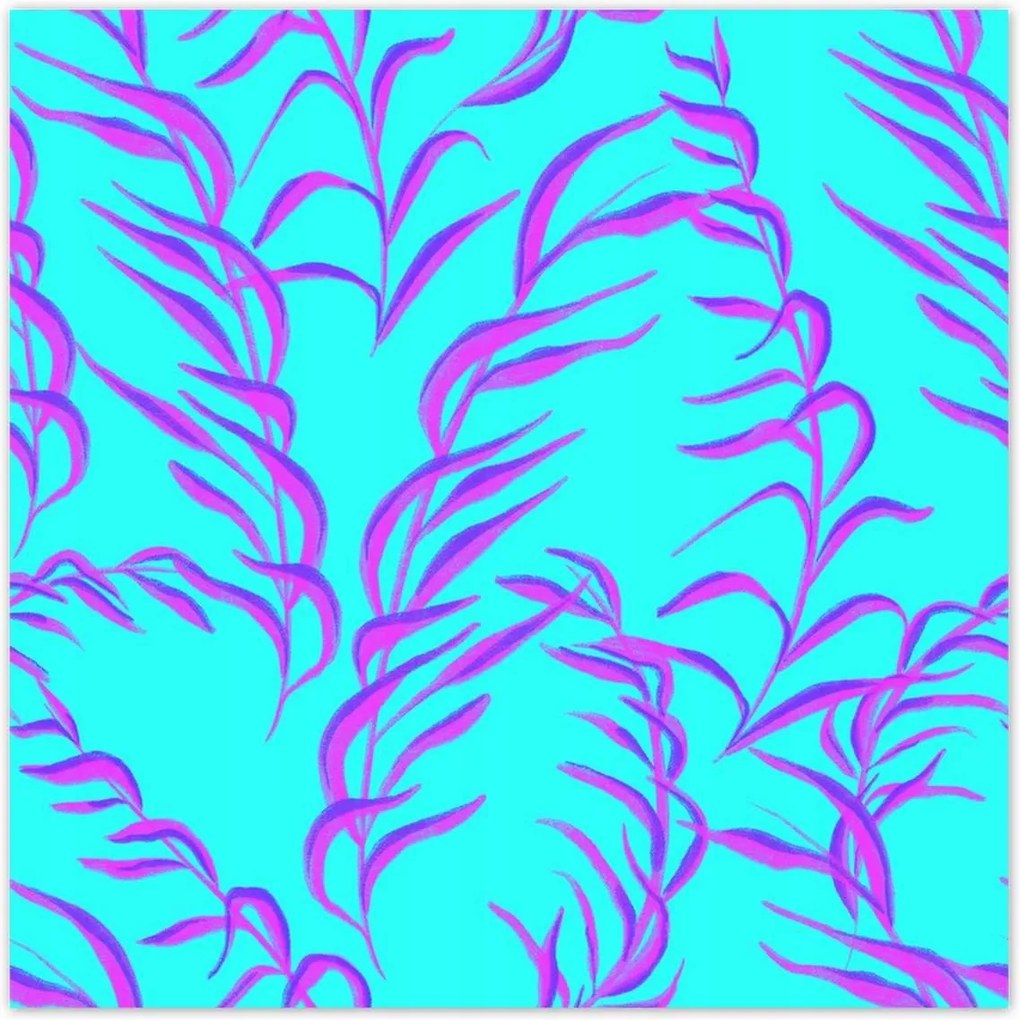 Poszterek 30x30 Modern levél minta