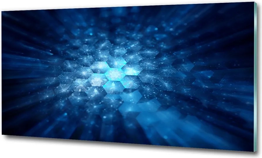 Fotó kép edzett üveg kristályok 125x50