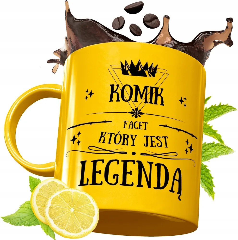 Arany Prémium Bögre Komikusnak Ajándék Nyomtatott Fotóval