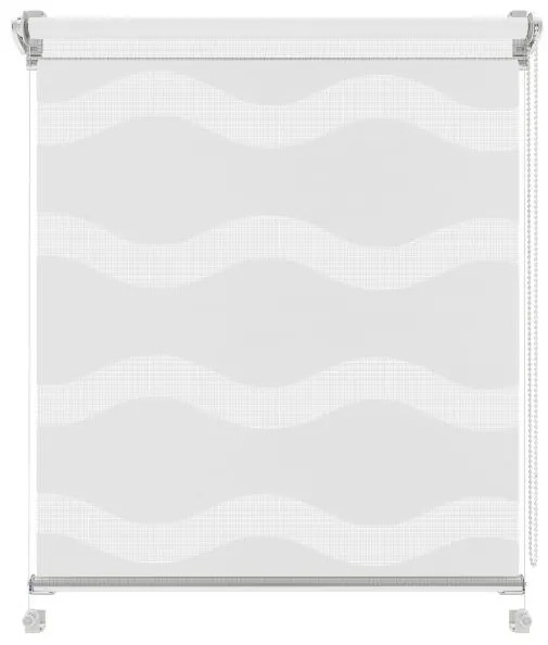 Gario Sávroló Mini Wave Fehér Szélesség: 72 cm, Magasság: 220 cm