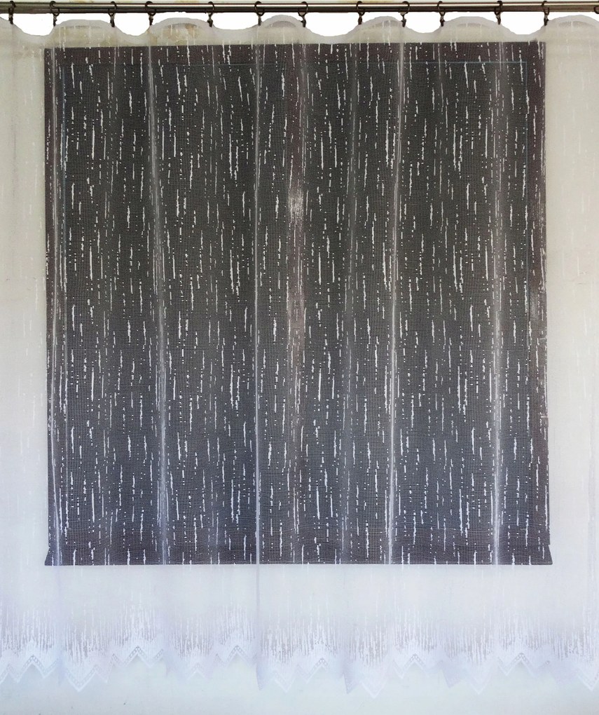 Mg Függöny 602/16 Fehér esőkabát 180cm 1,8m Kupon