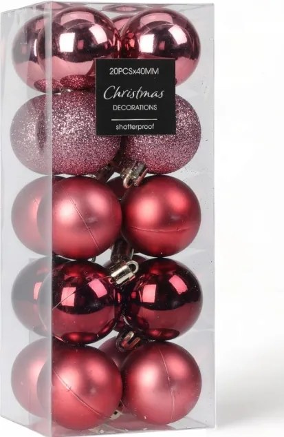 Mijoma Karácsonyi dekorációk, karácsonyi díszek, mini gömbök