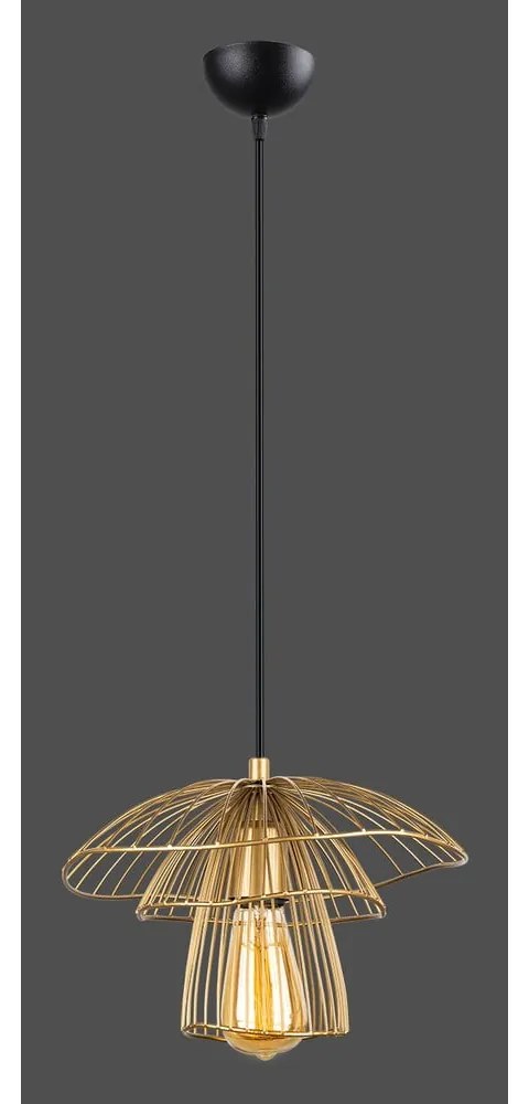 Root aranyszínű függőlámpa, magasság 117 cm - Squid Lighting