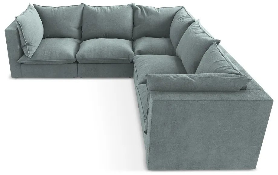 Kék sarokkanapé Manao – Makamii